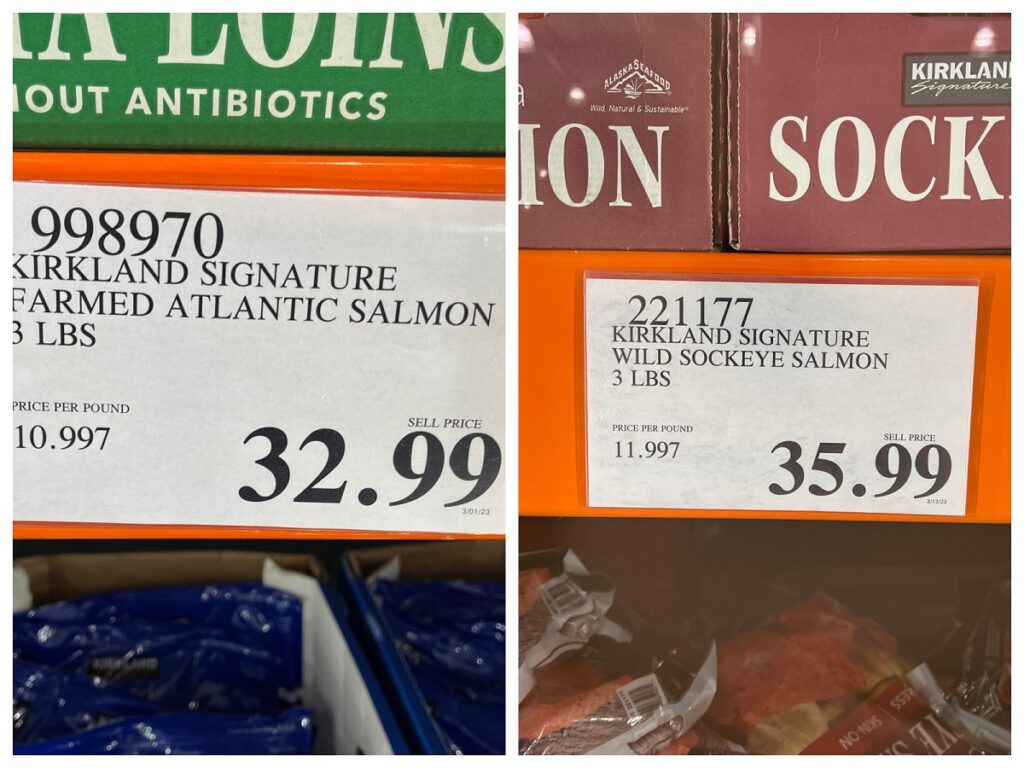 The Best Costco Frozen Salmon (Farm Raised Atlantic vs Wild Caught